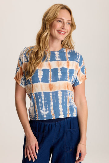 Valensi Soft Jersey Banded Sleeve Tee