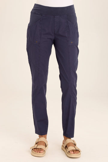 Dalia Slim Stretch Poplin Pant