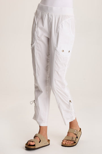 Otish Slim Poplin Crop