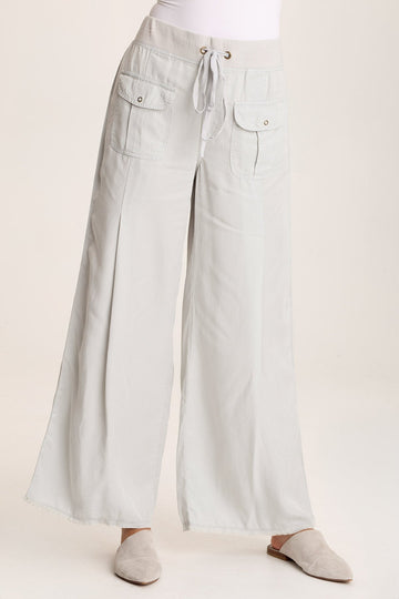 Loen Twill Wide Leg Pant