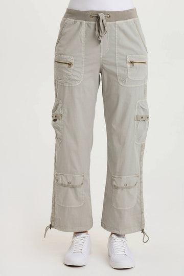 Langley Poplin Cinched Leg Cargo Pant