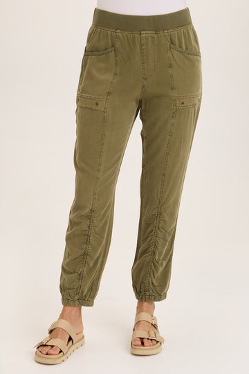 Squire Twill Banded Hem Casual Pant