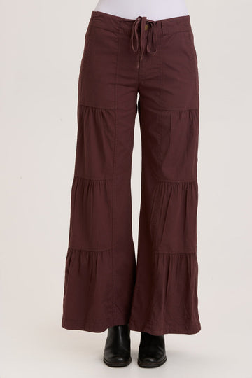 Terraced Wide Leg Pant
