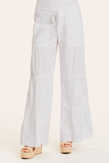 Terraced Wide Leg Pant