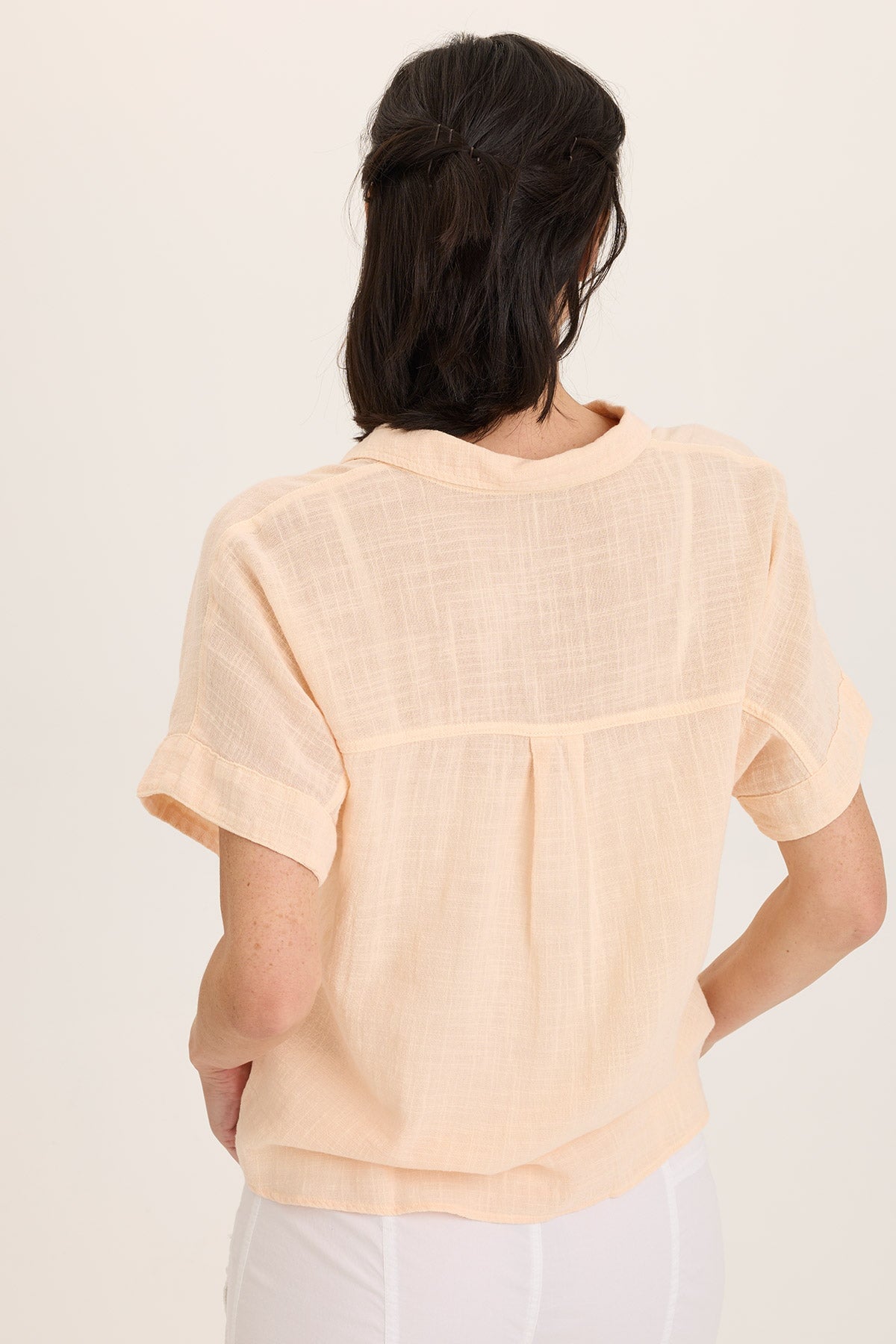 Teagan Gauze Tie-Up Top