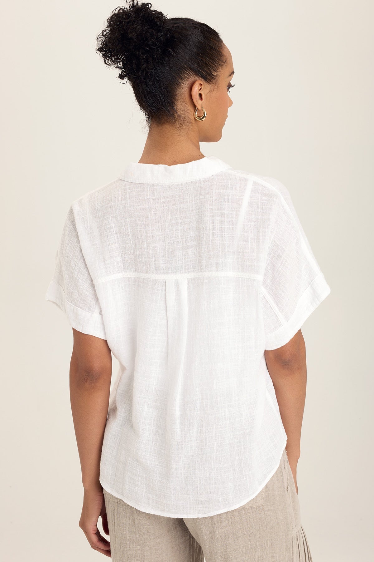 Gauze Teagan Tie Top