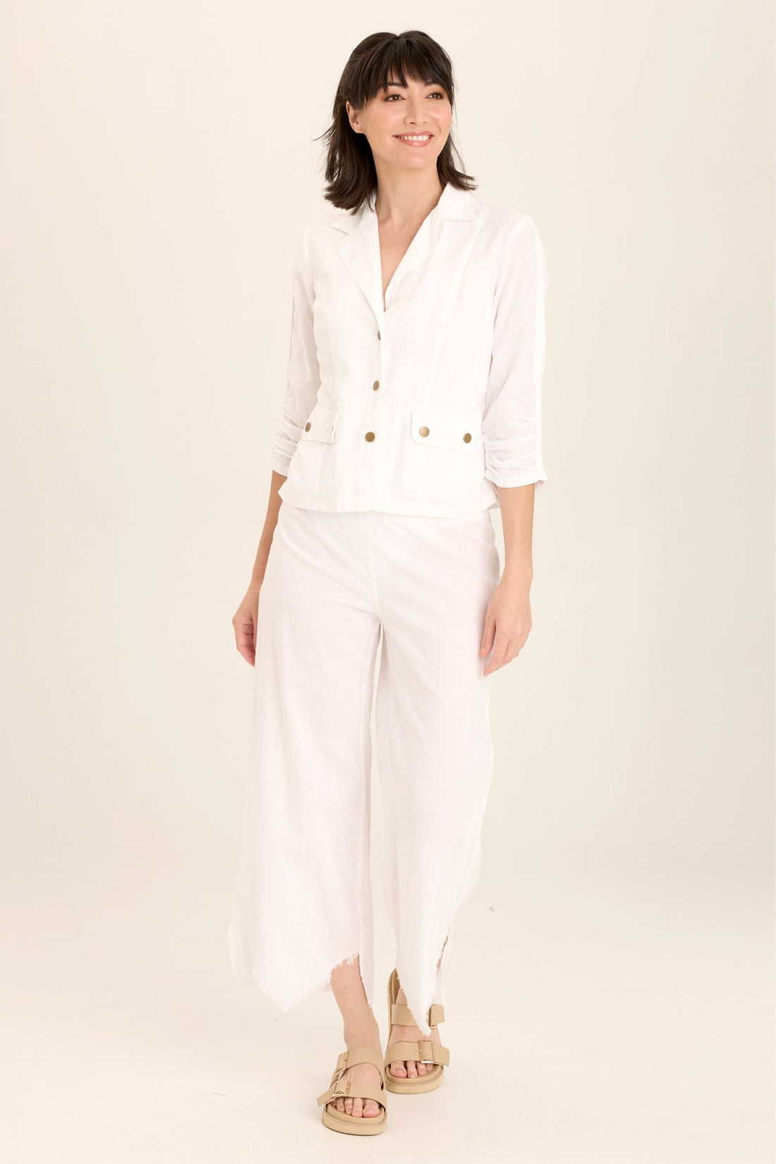 Astri Asymmetric Wide Leg Pant