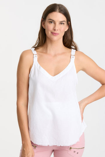 Linen Theroux Tank