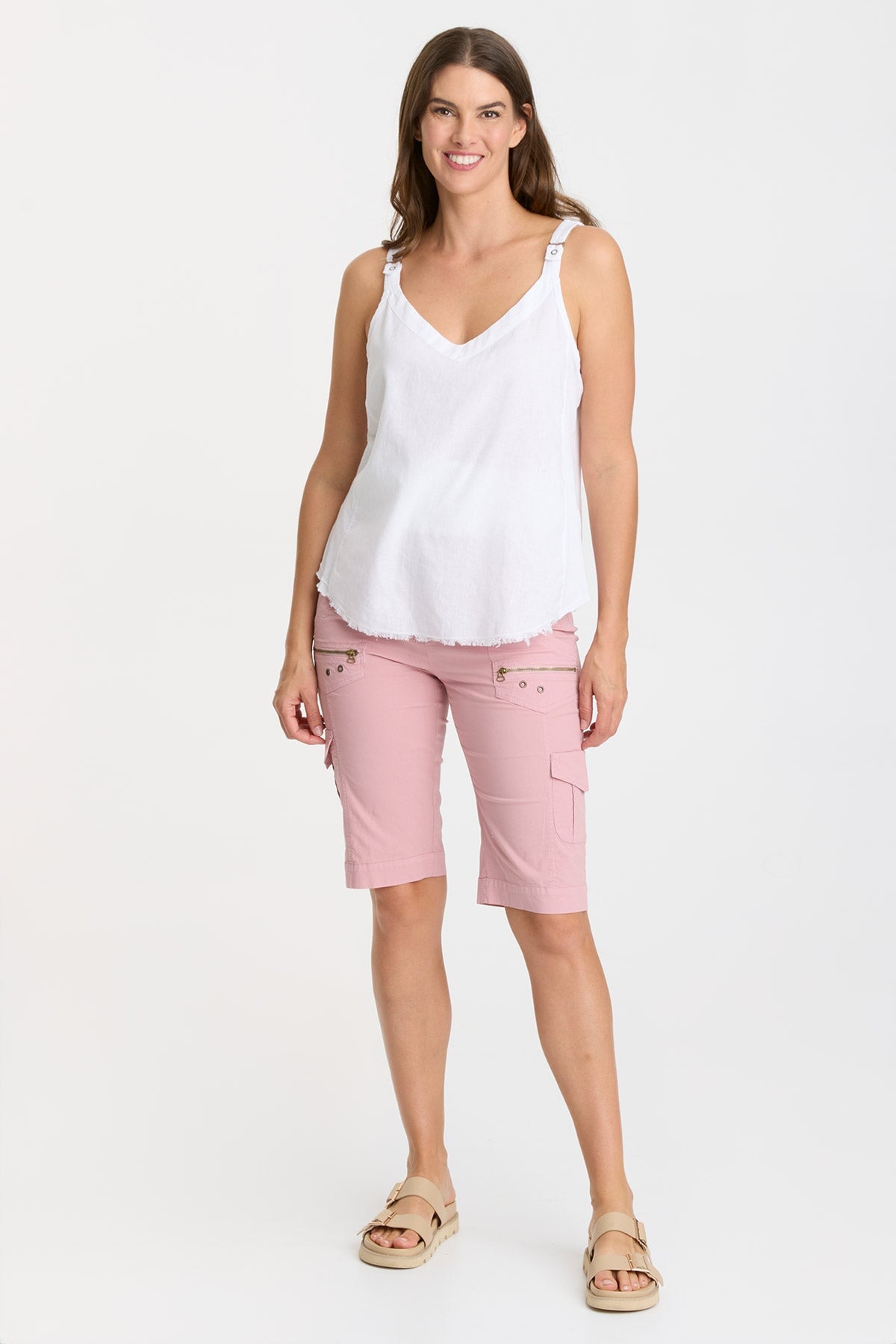 Linen Theroux Tank