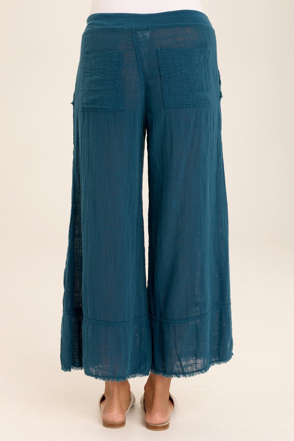 Ace Gauze Wide Leg Crop
