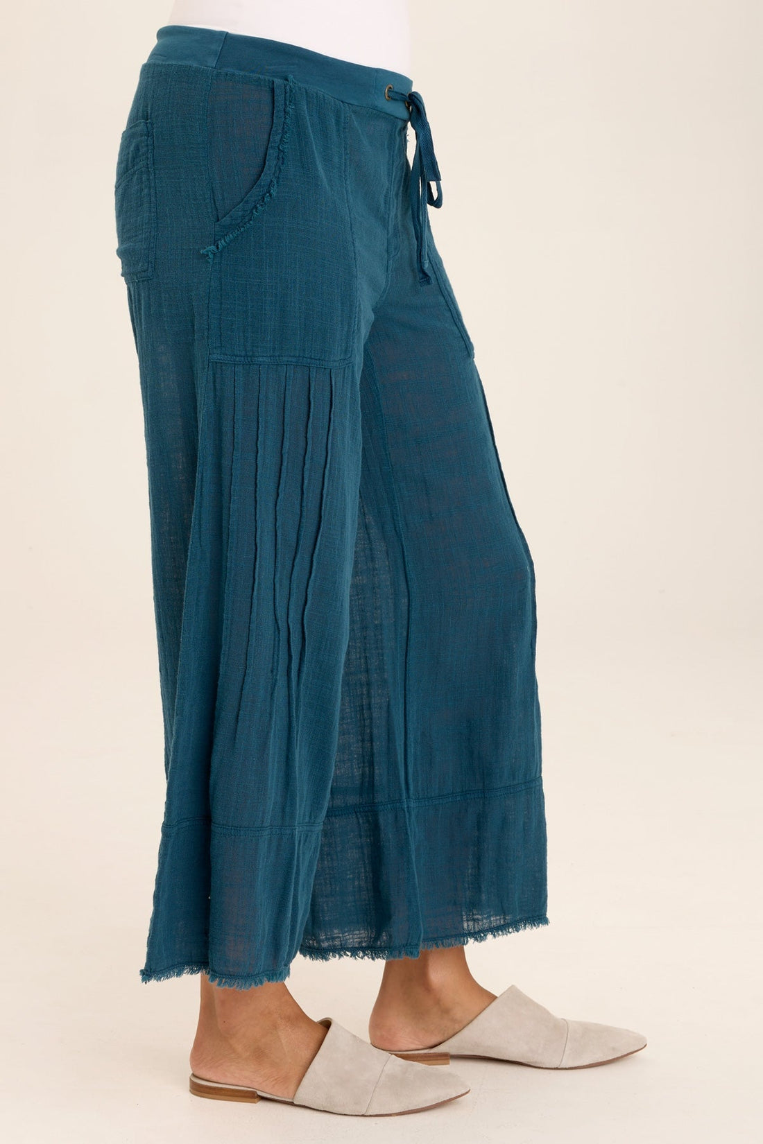 Ace Gauze Wide Leg Crop