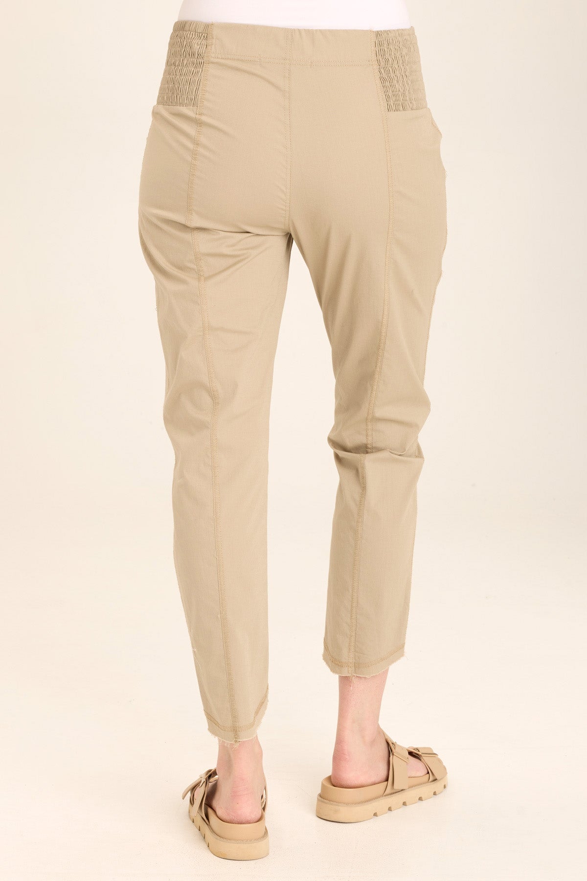 Acker Zipper Slim Crop