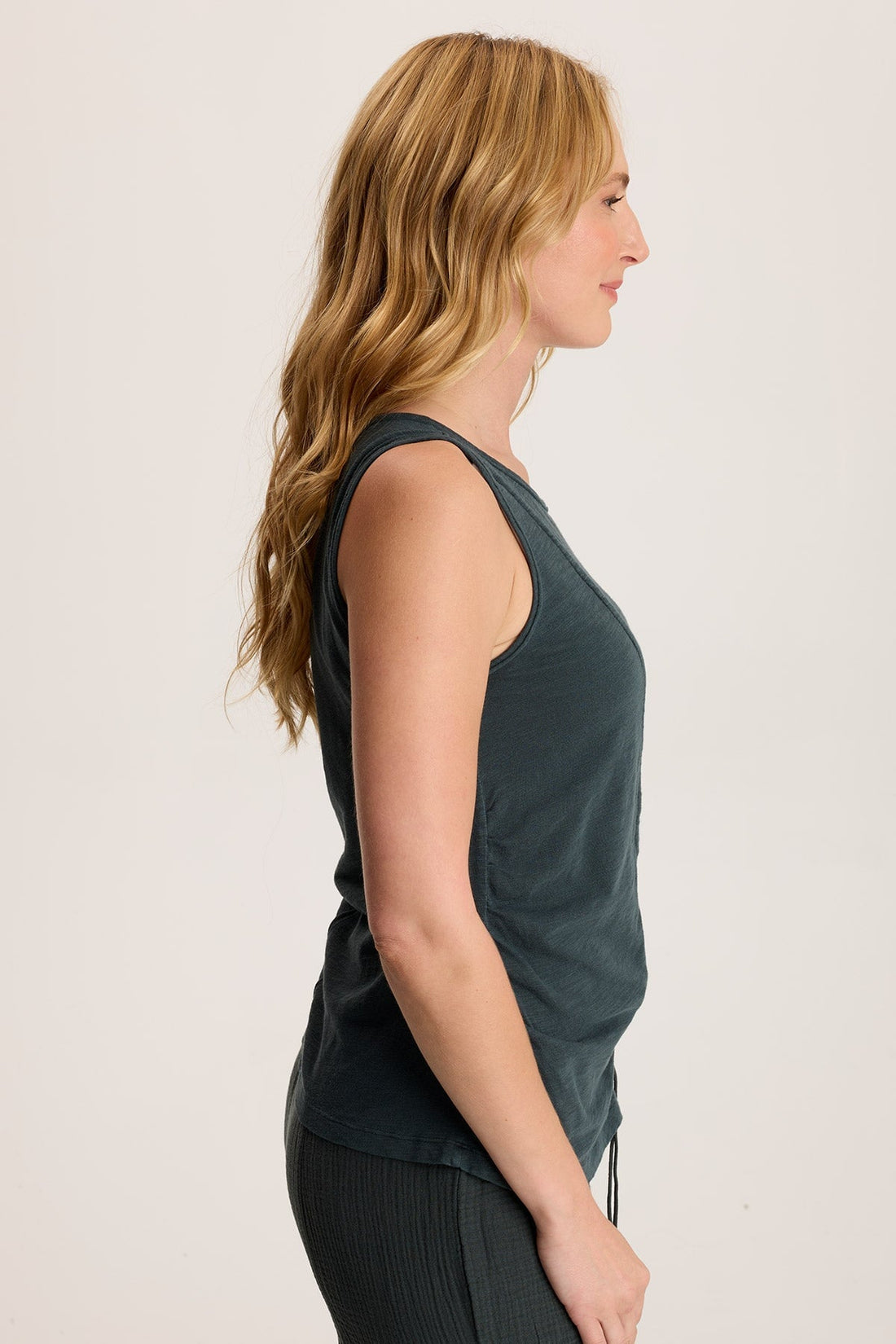 Sherwin Scoop Neck Cinchable Tank