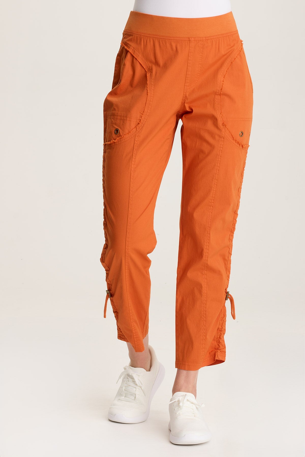 Otish Slim Poplin Crop