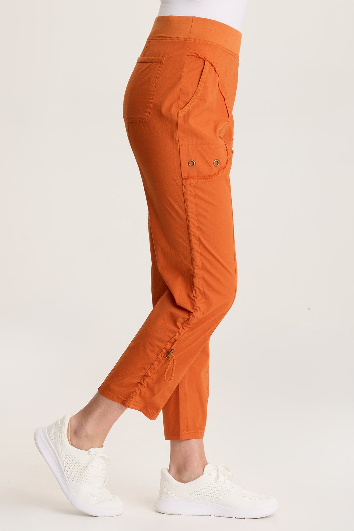 Otish Slim Poplin Crop