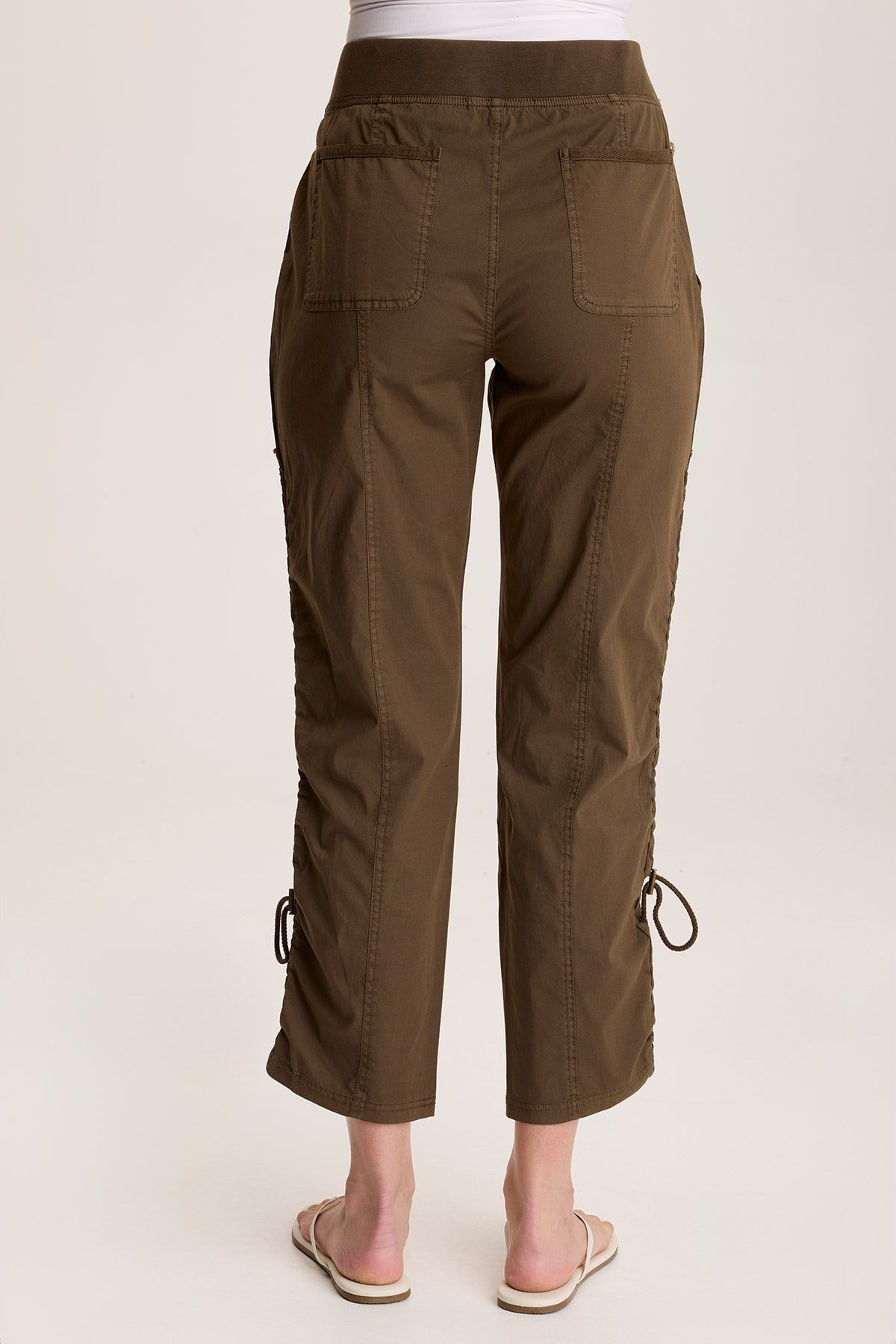 Otish Slim Poplin Crop