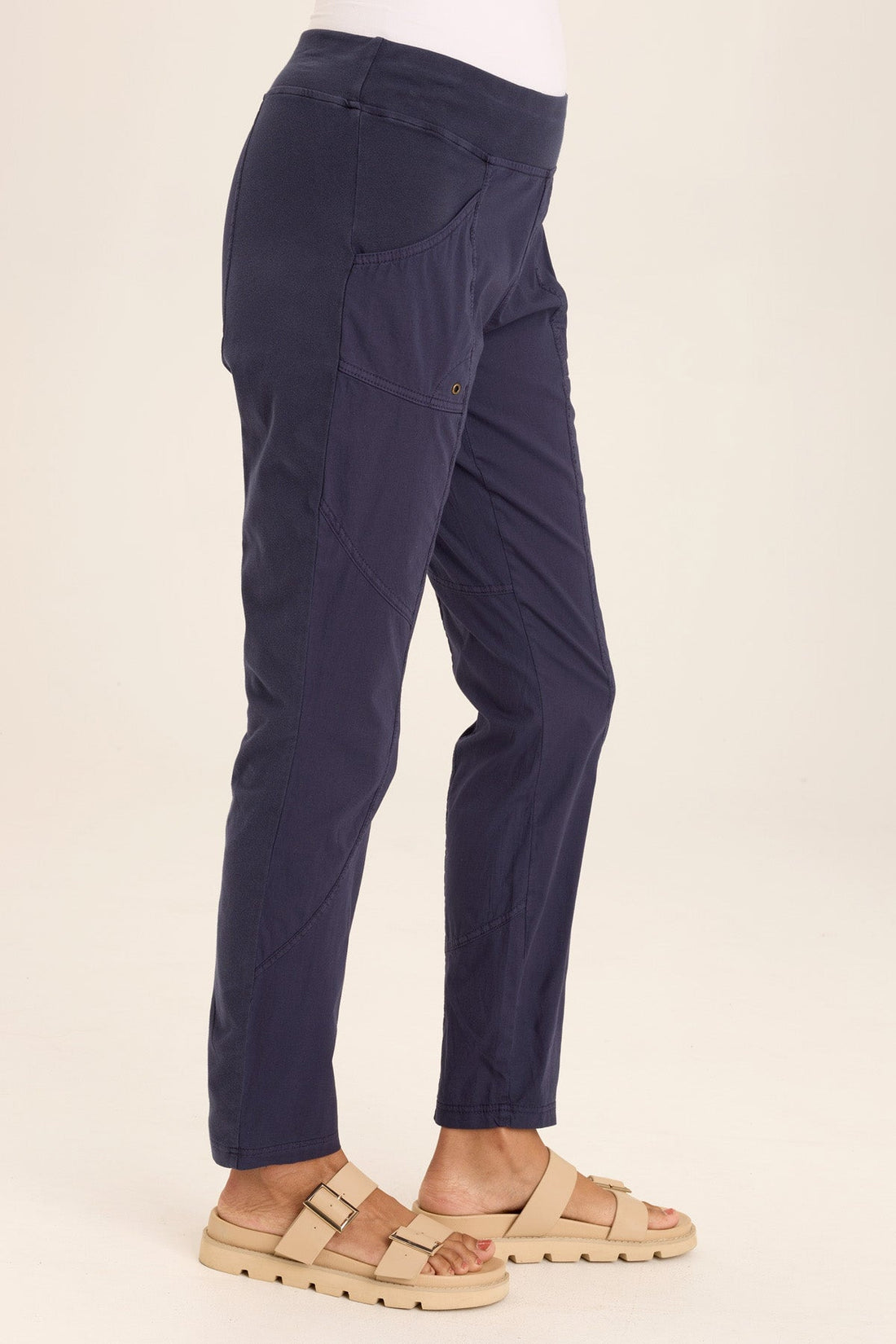 Dalia Slim Stretch Poplin Pant
