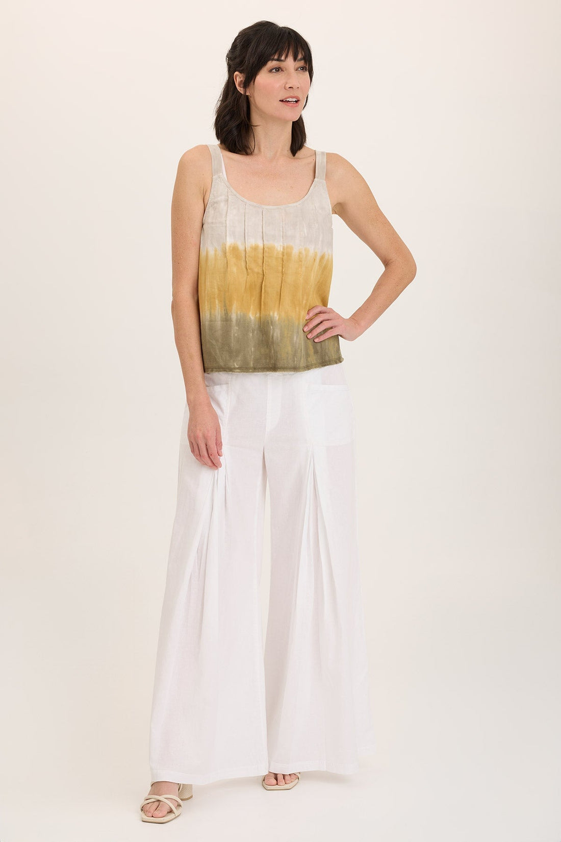Zorba Linen Ultra Wide Leg Pant