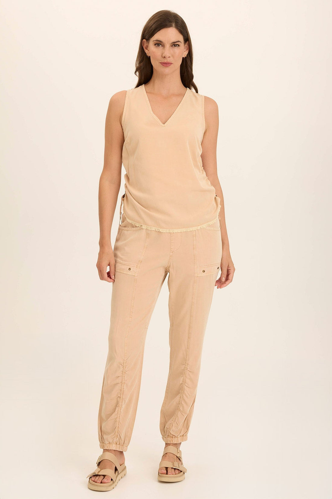 Squire Twill Banded Hem Casual Pant