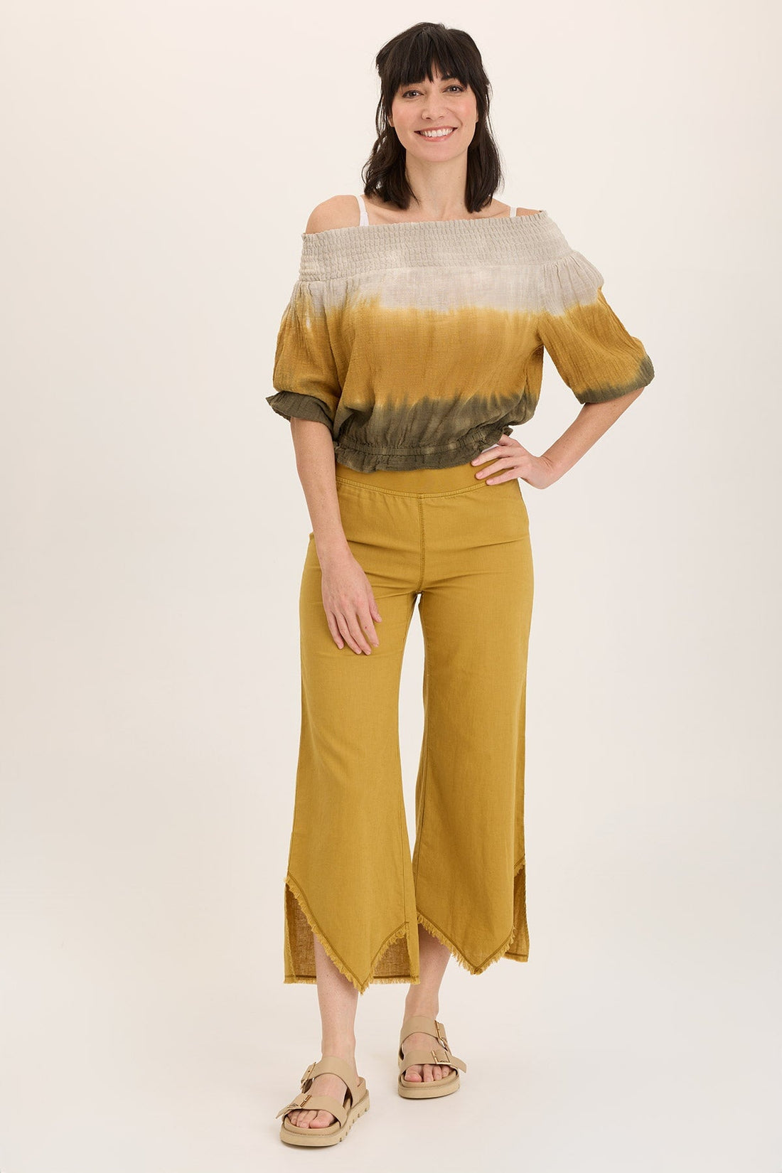 Astri Asymmetric Wide Leg Pant