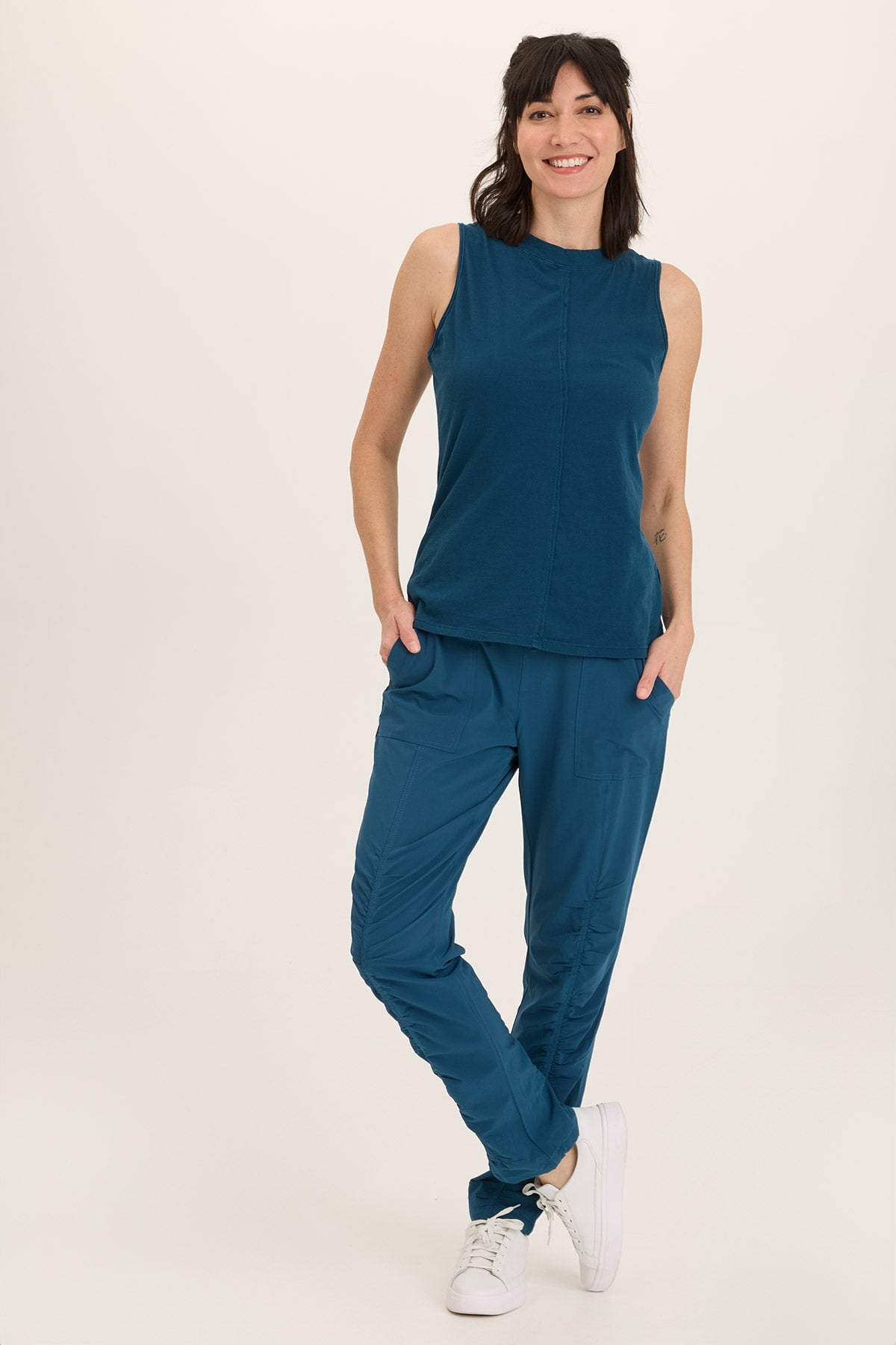 Lunell Jersey Boat Neck Tank
