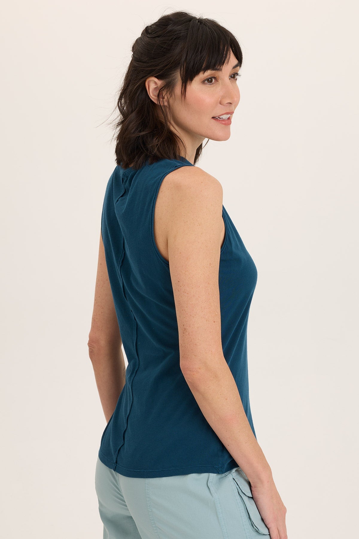 Lunell Jersey Boat Neck Tank