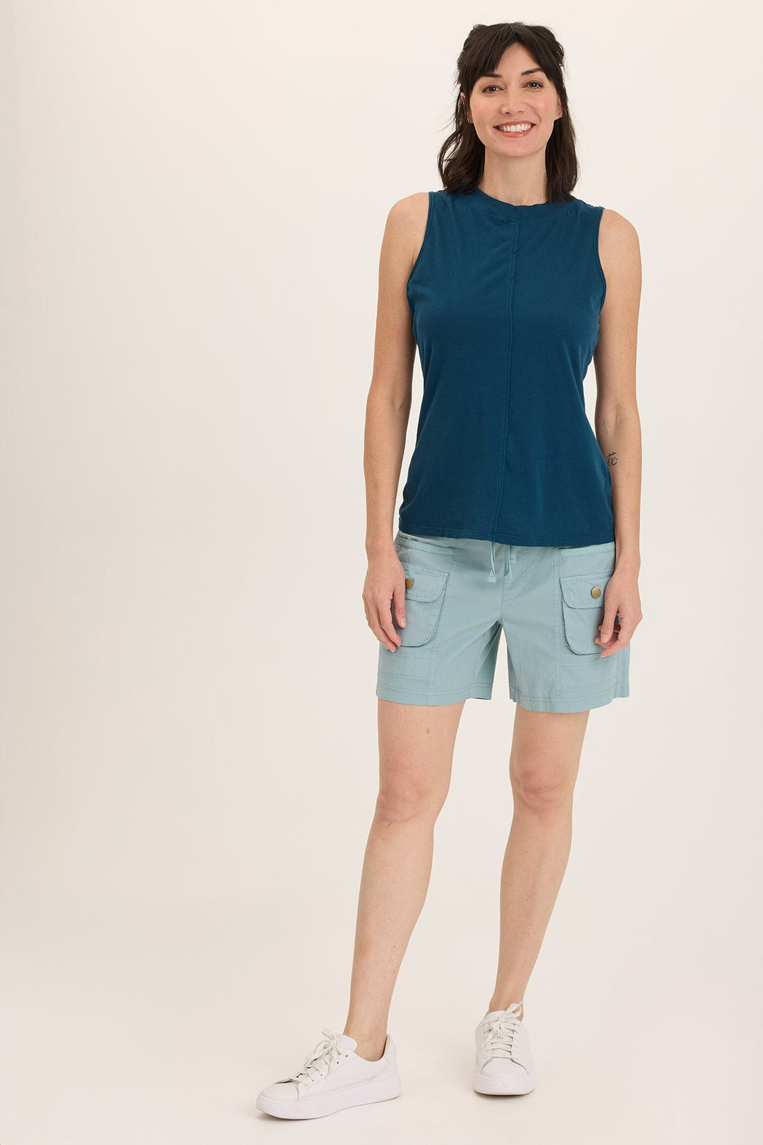 Lunell Jersey Boat Neck Tank