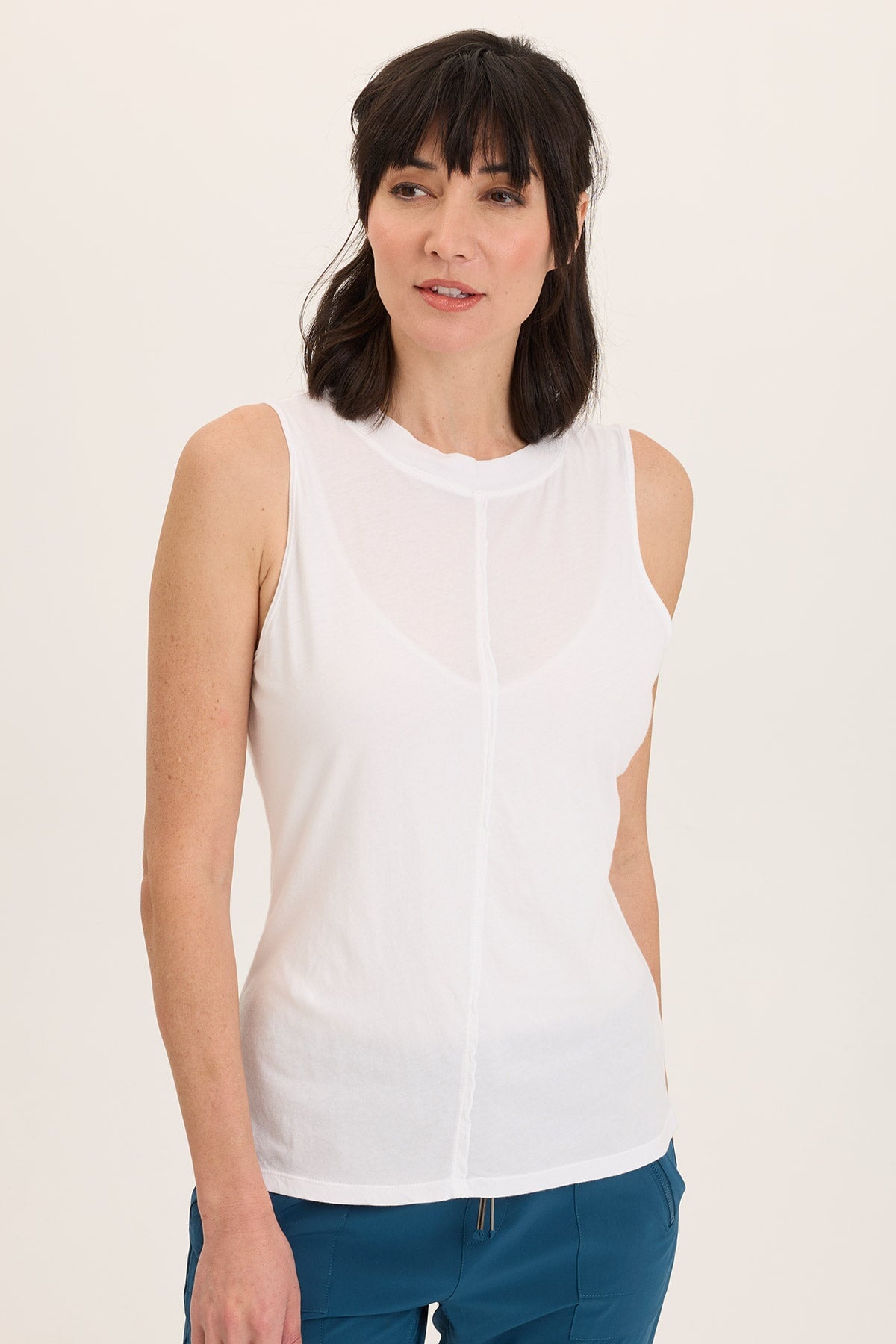Lunell Jersey Boat Neck Tank