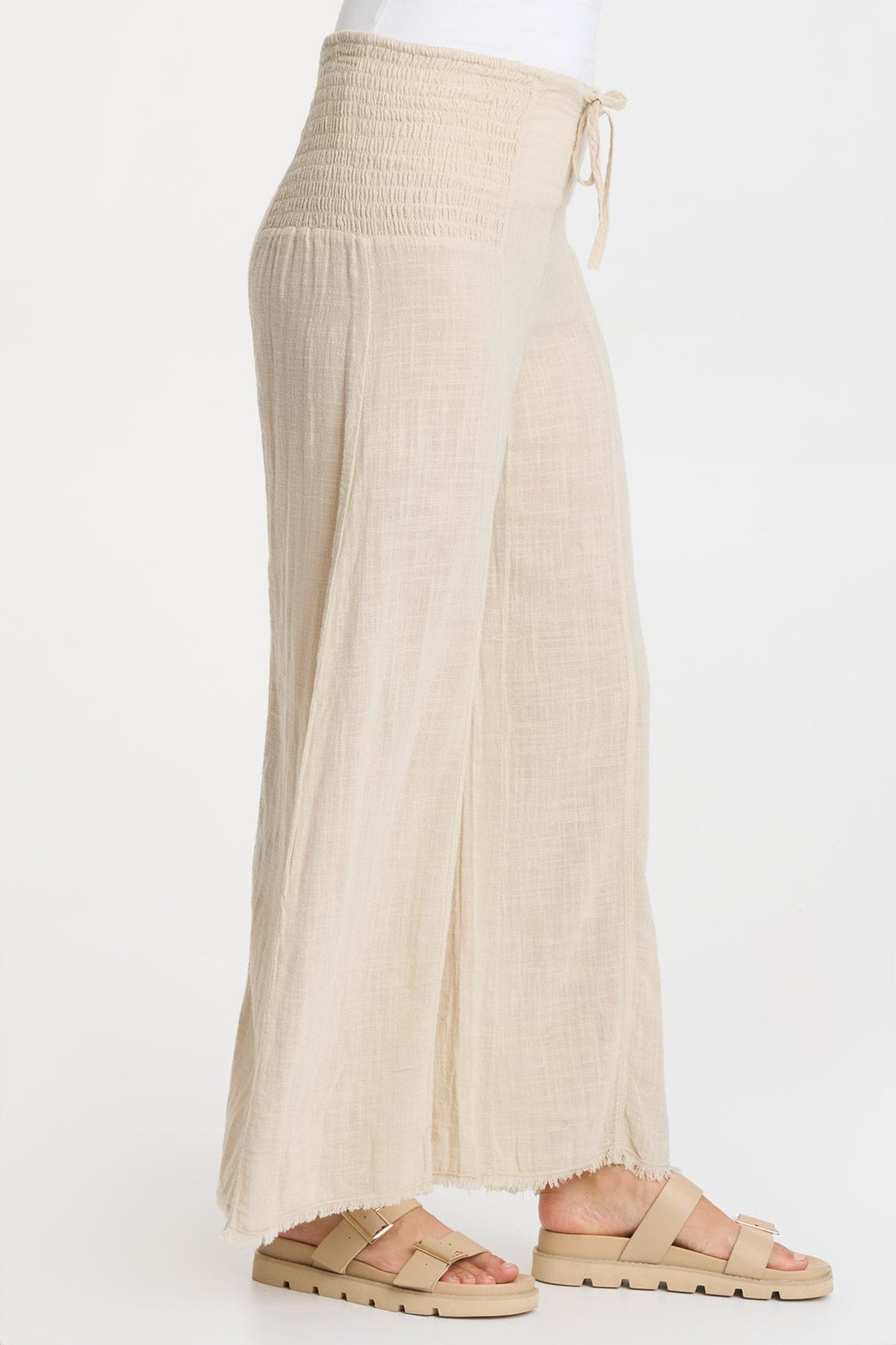 Gauze Kaj Wide Leg