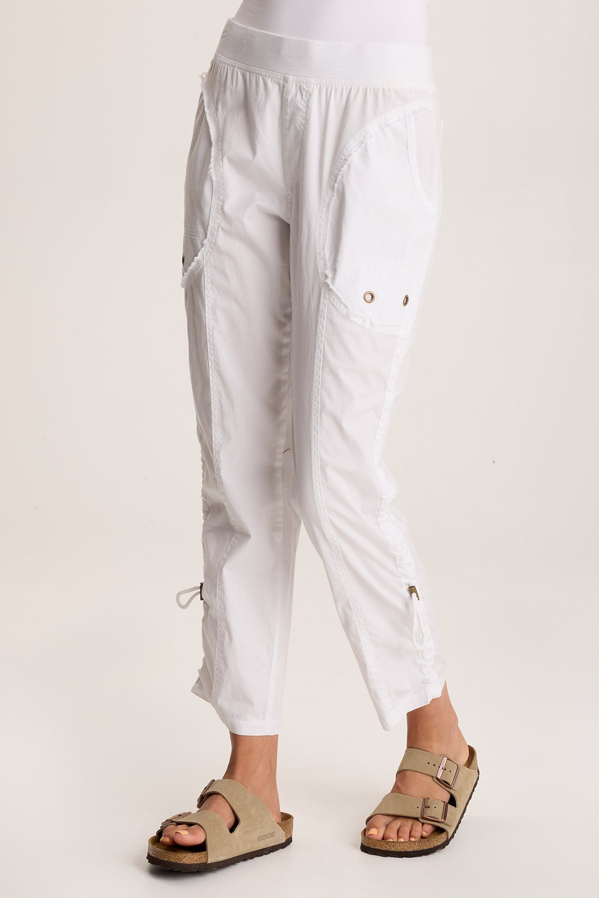 Otish Slim Poplin Crop
