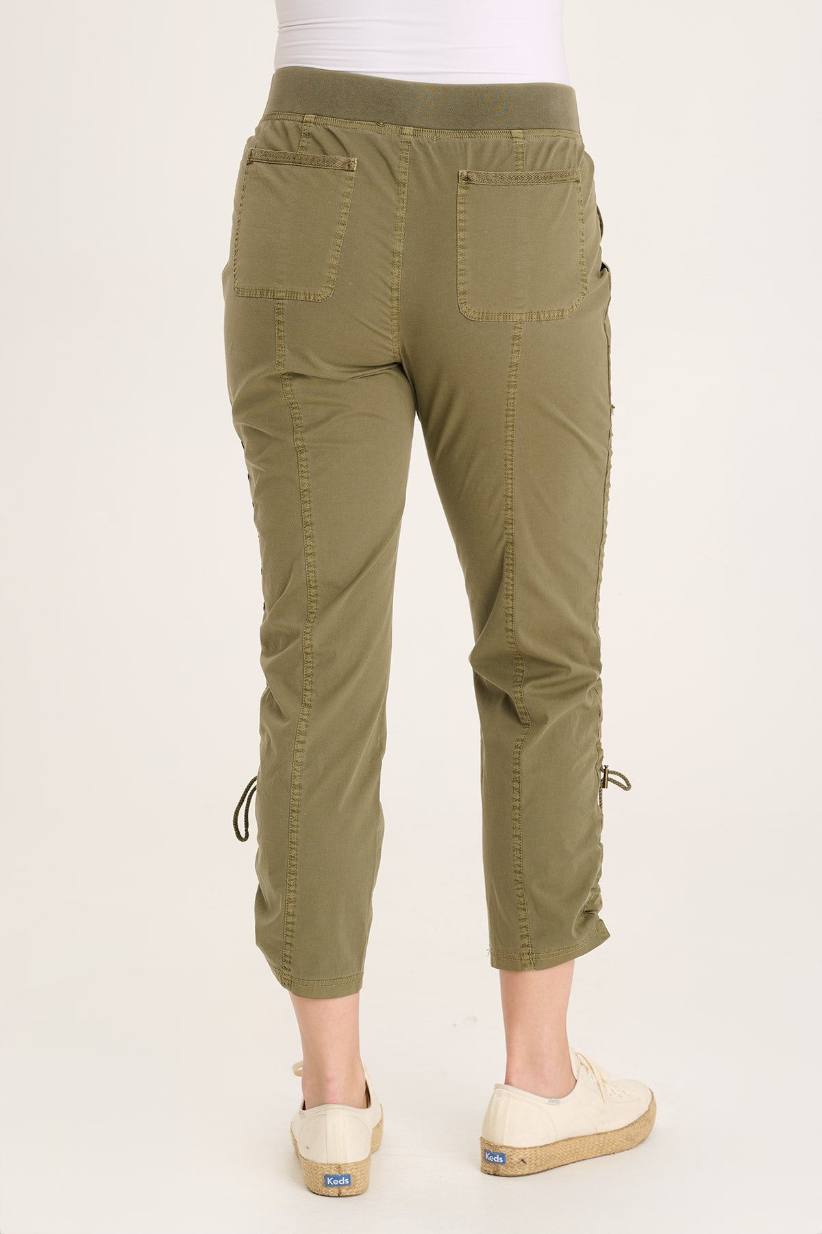 Otish Slim Poplin Crop