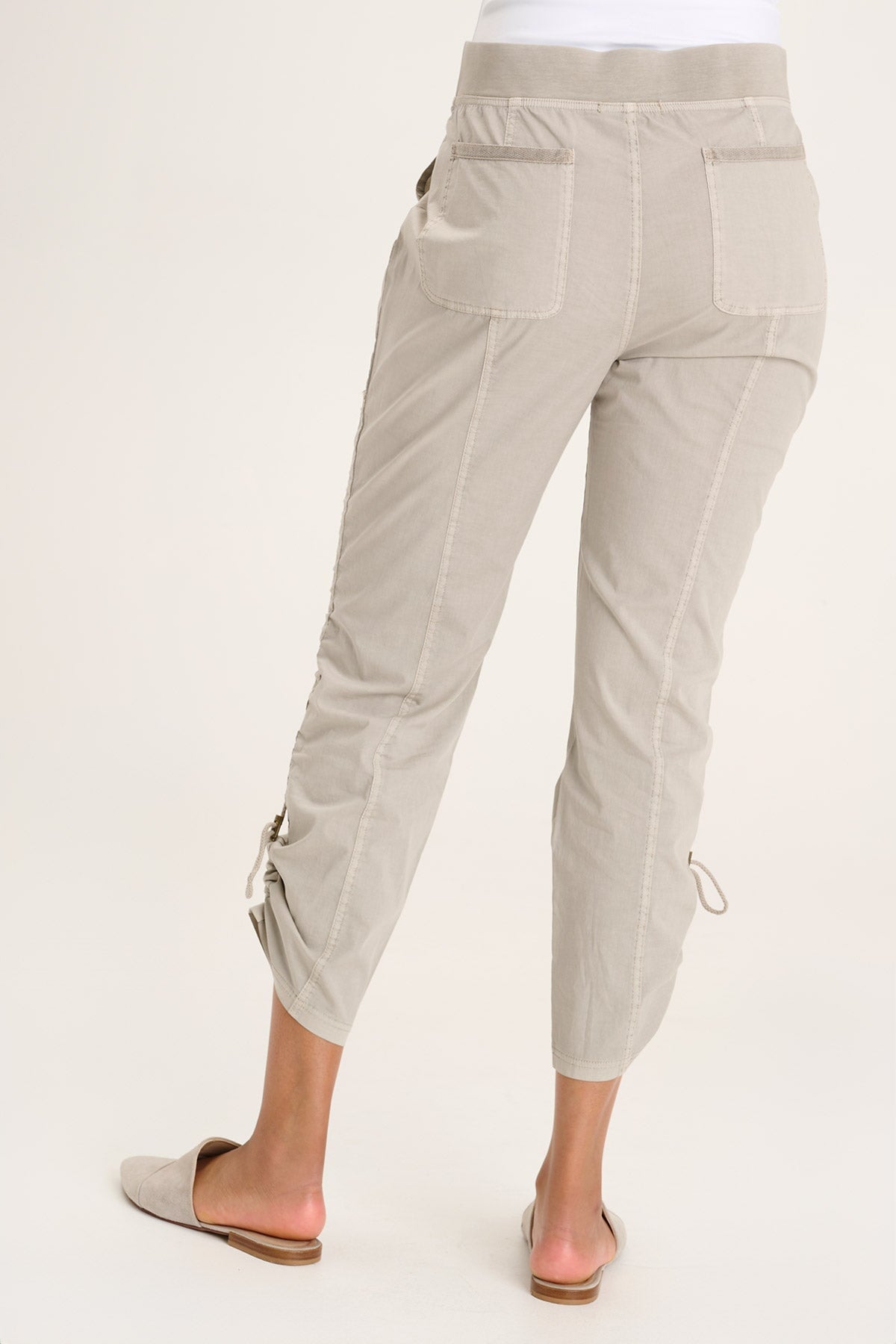 Otish Slim Poplin Crop
