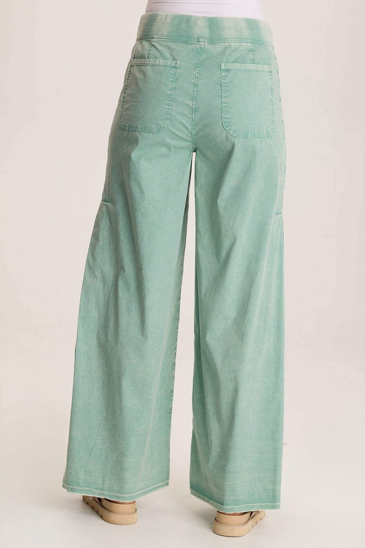 Coline Poplin Wide Leg Pant