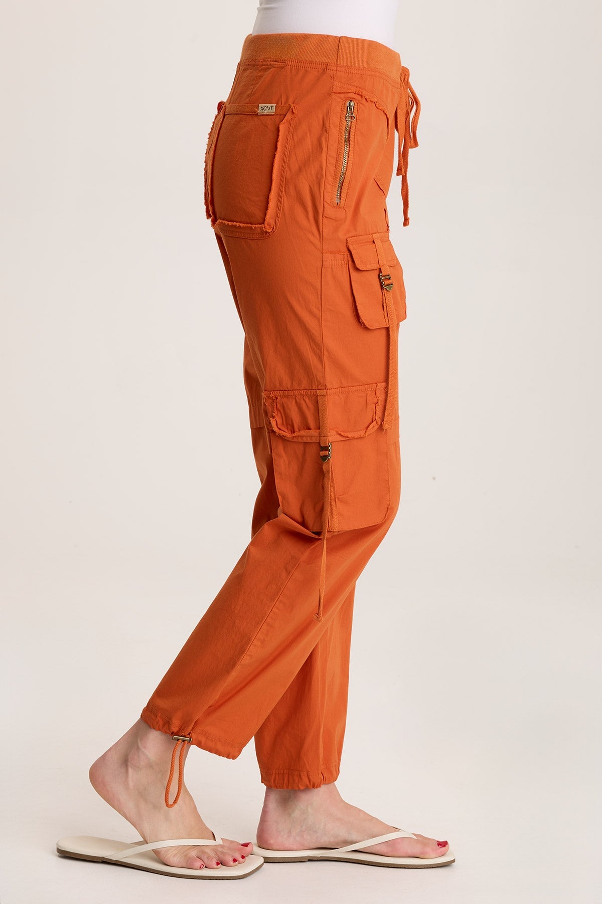 Jillit Poplin Cargo Jogger Crop Pant