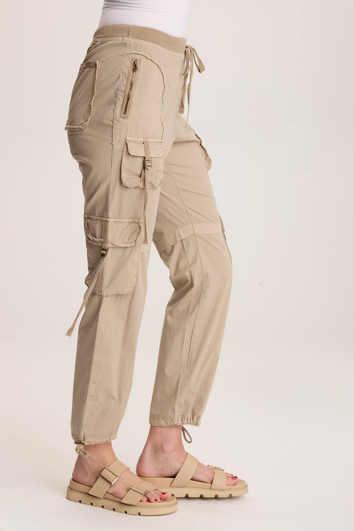 Jillit Poplin Cargo Jogger Crop Pant