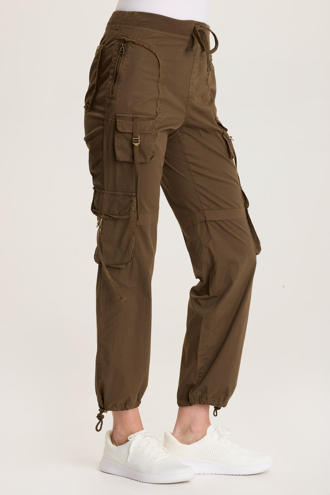 Jillit Poplin Cargo Jogger Crop Pant