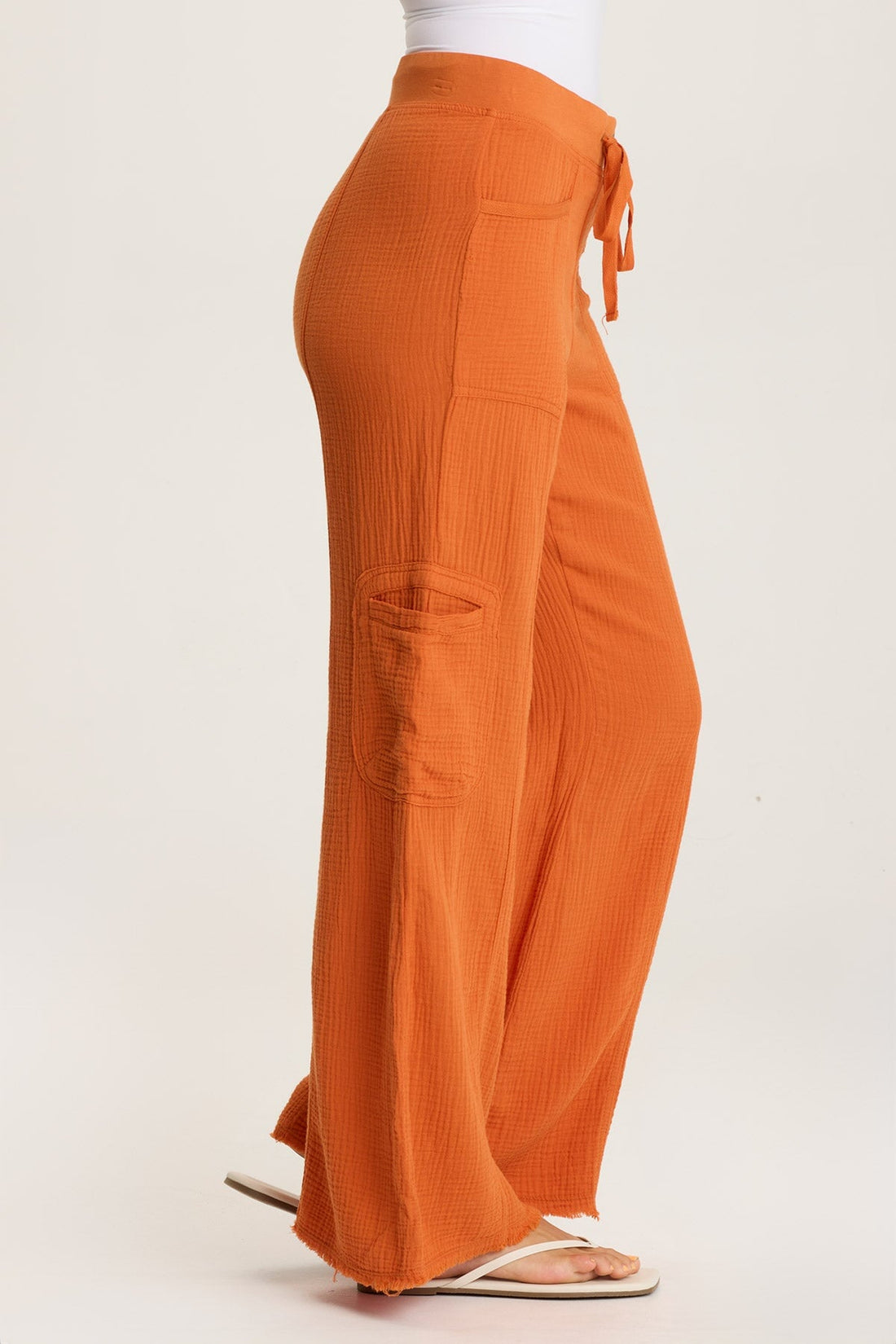 Rizal Gauze Pocket Flare Pant