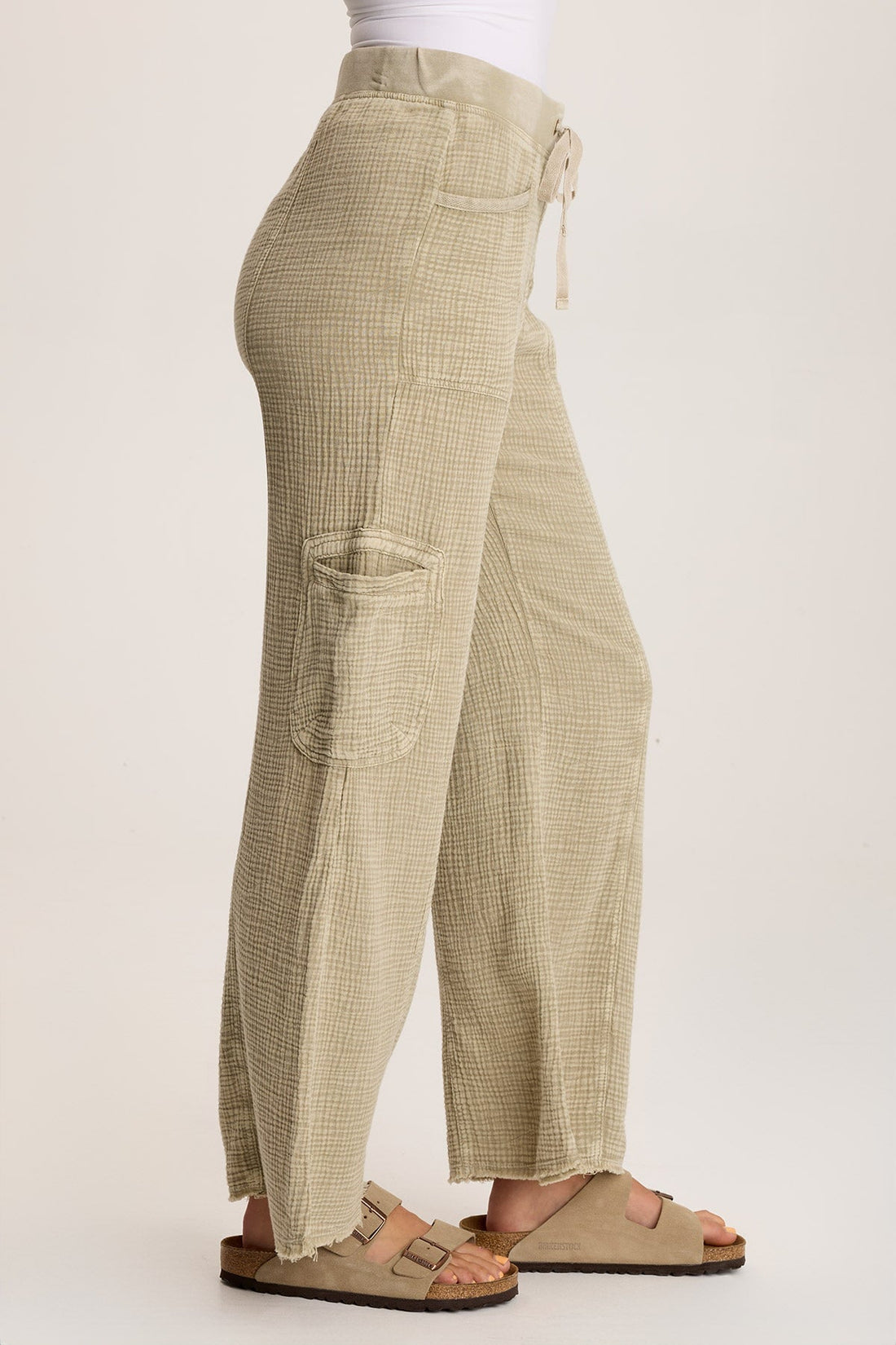 Rizal Gauze Pocket Flare Pant