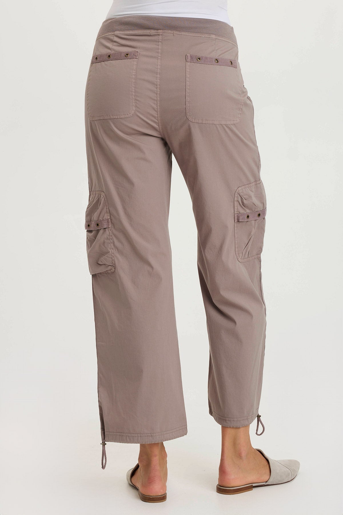 Langley Poplin Cinched Leg Cargo Pant