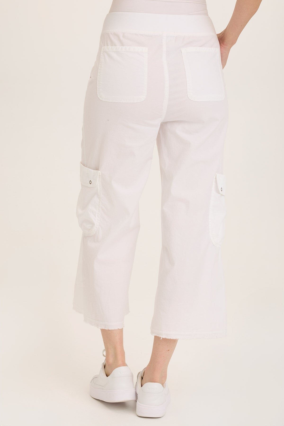 Femke Stretch Poplin Cargo Crop