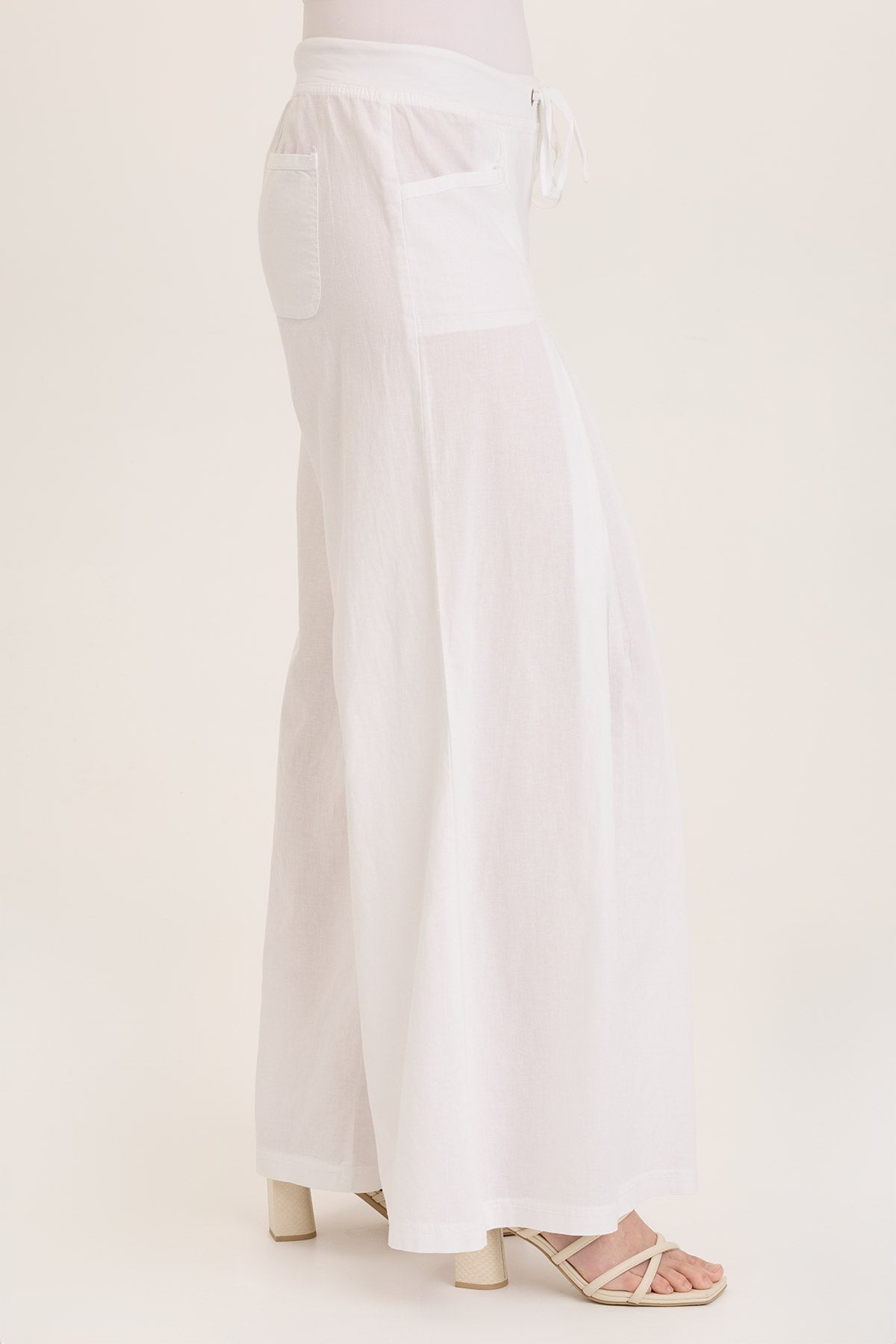 Zorba Linen Ultra Wide Leg Pant