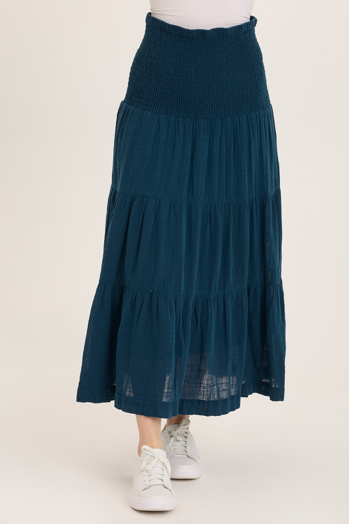 Paigene Gauze Tiered Skirt