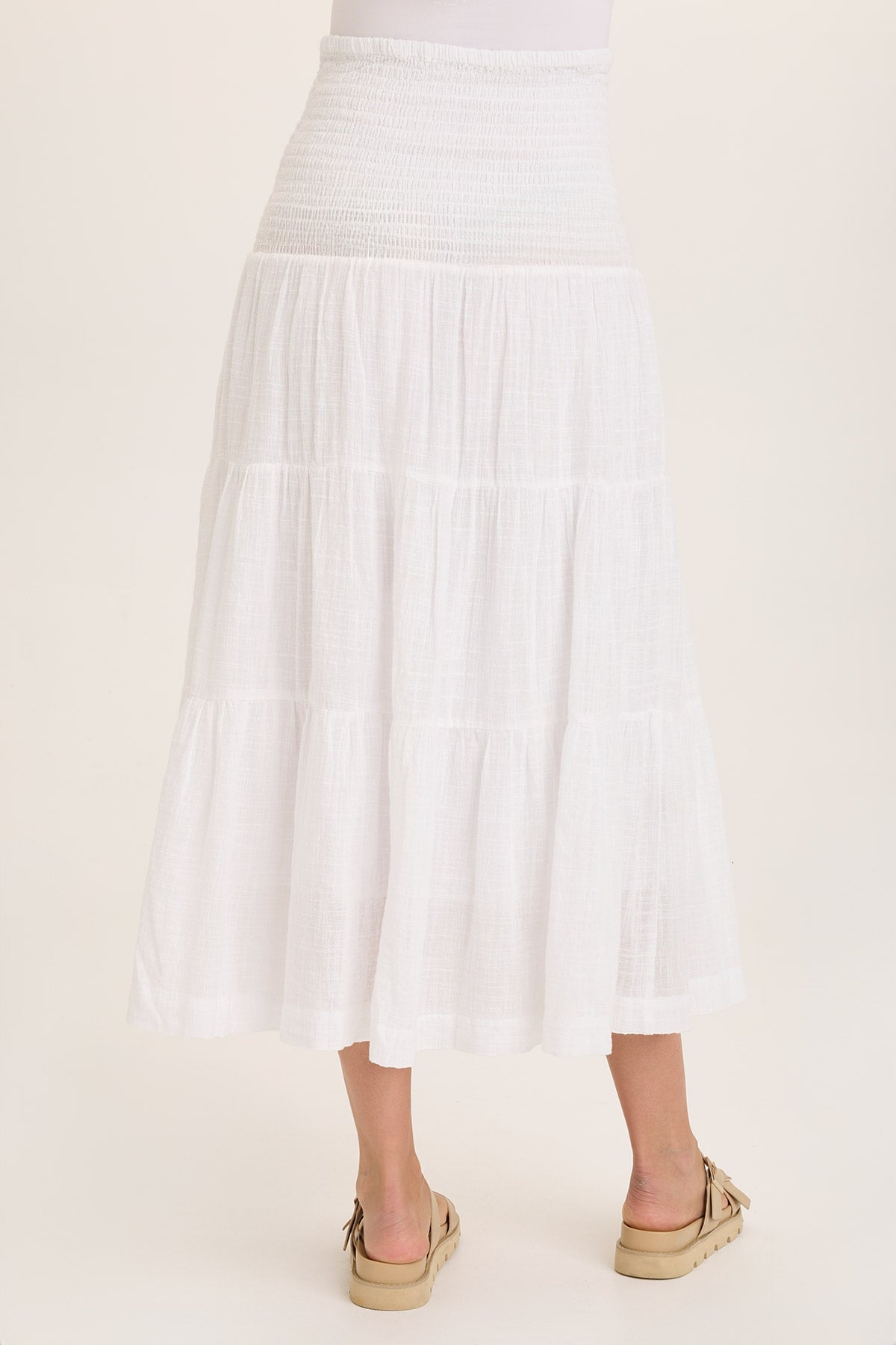Paigene Gauze Tiered Skirt