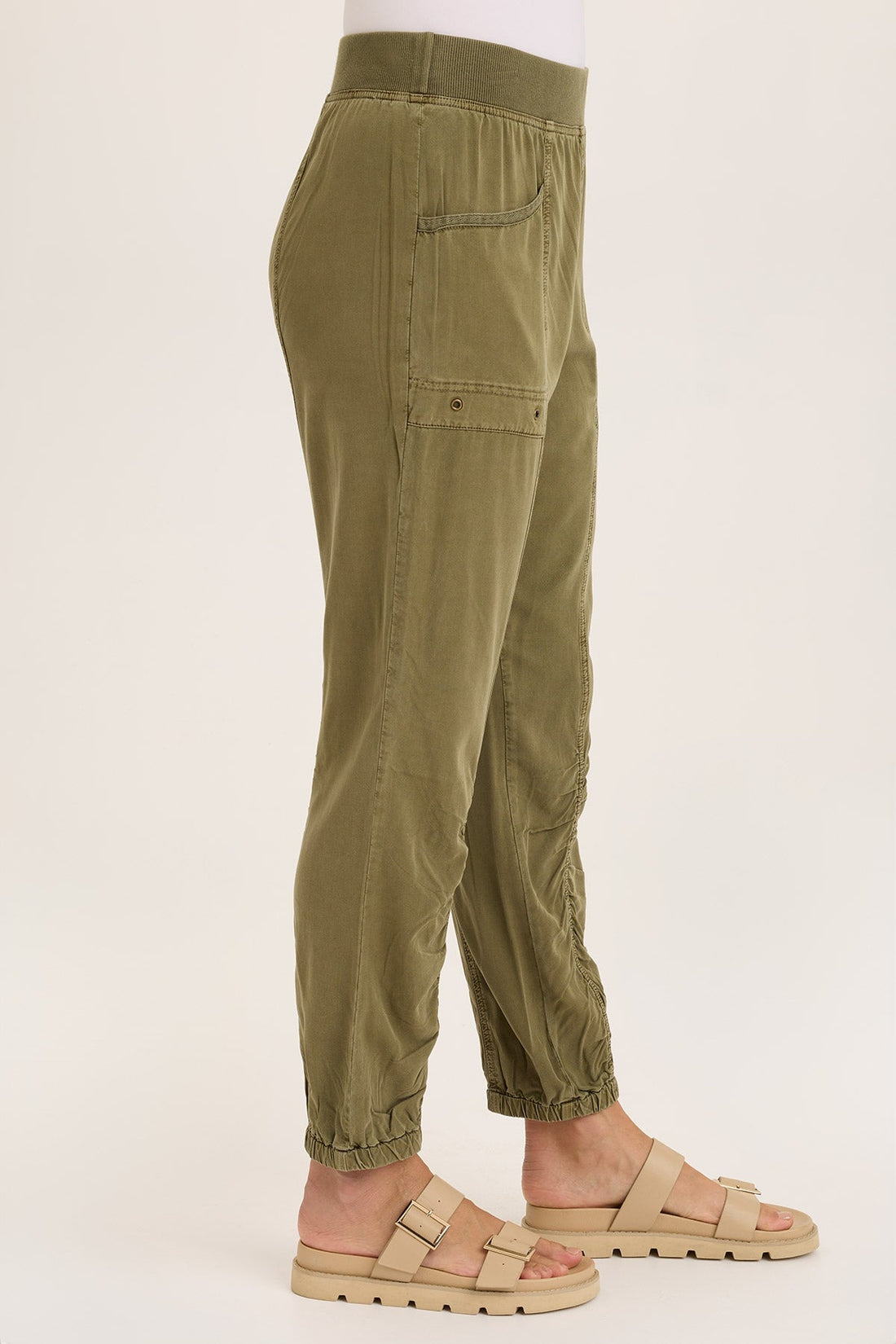 Squire Twill Banded Hem Casual Pant