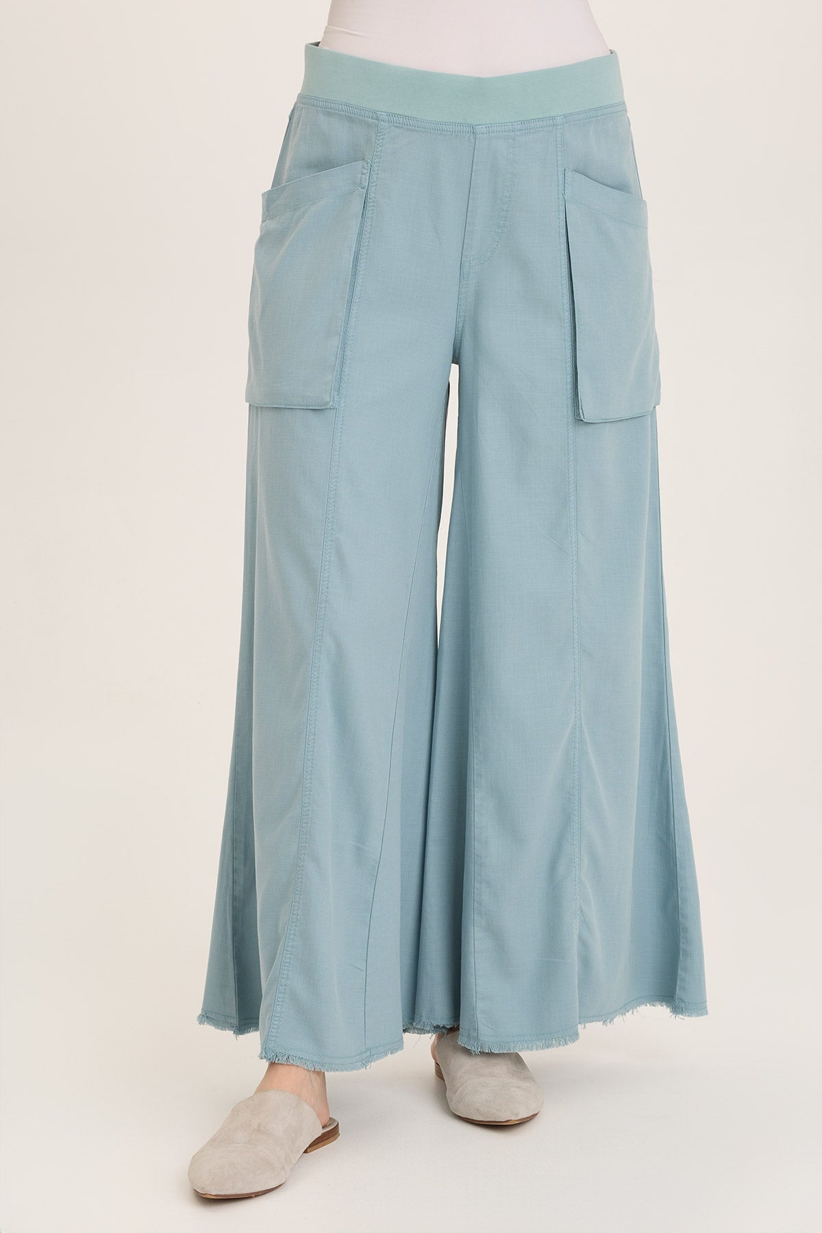 Desoto Ultra-Flare Wide Leg Pocket Trouser