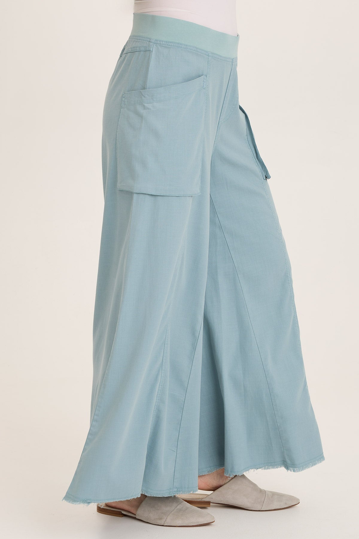 Desoto Ultra-Flare Wide Leg Pocket Trouser