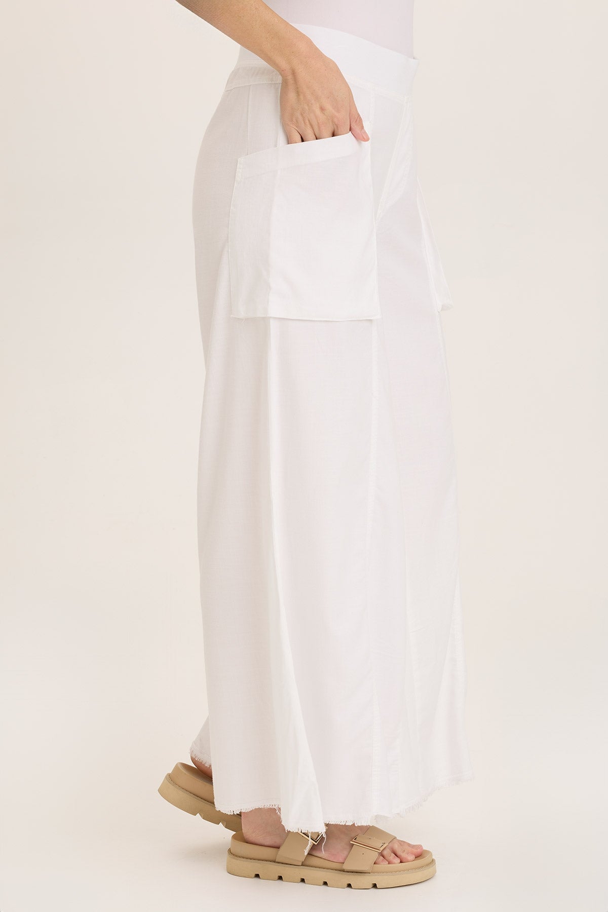 Desoto Ultra-Flare Wide Leg Pocket Trouser