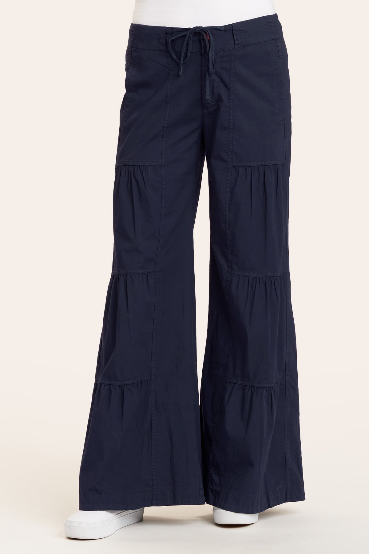 Terraced Wide Leg Pant