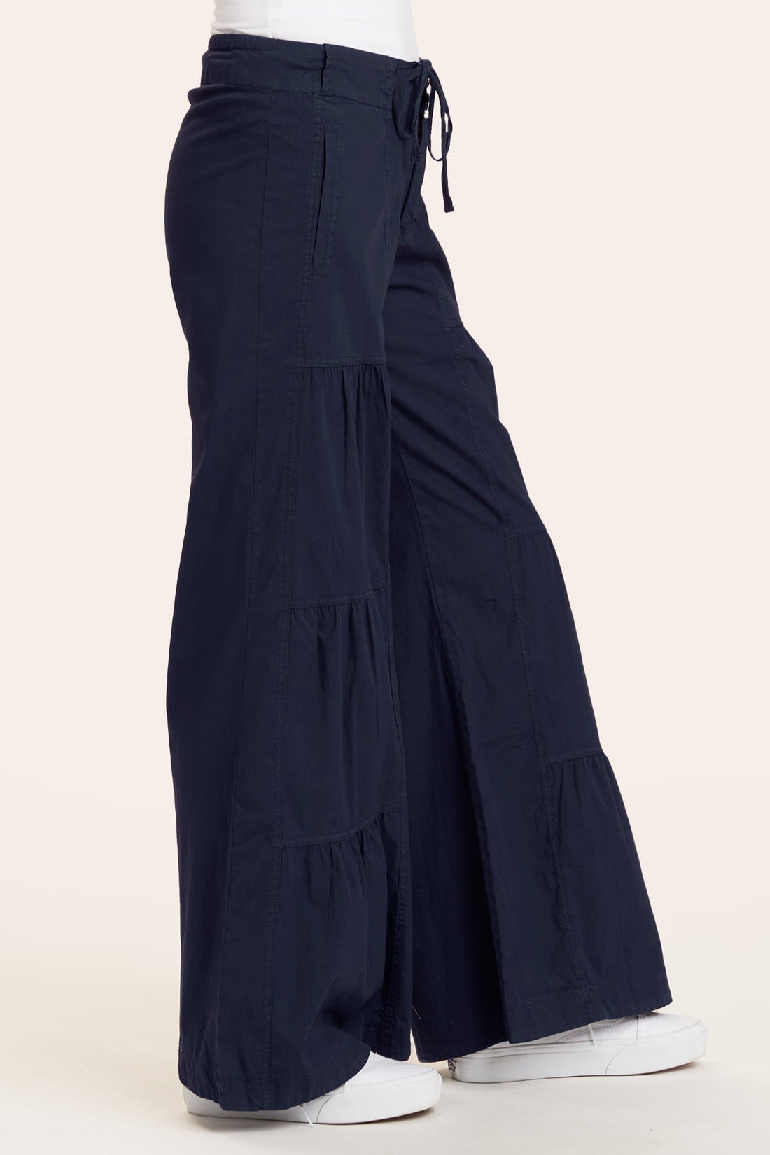Terraced Wide Leg Pant