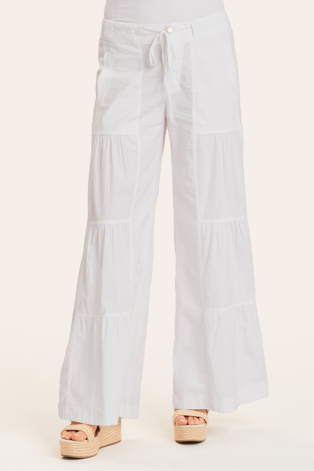 Terraced Wide Leg Pant